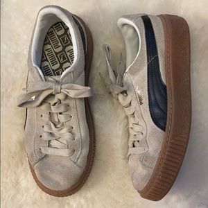 Suede puma sneakers